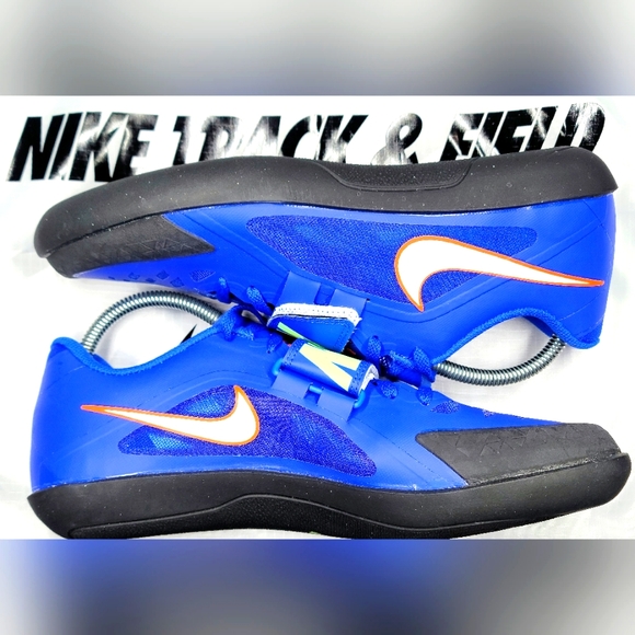 Nike Zoom Rival SD 4 Throwing Shoes Rotational Blue Sz 10.5 Men NIB - Picture 3 of 10